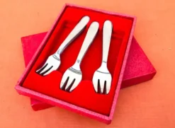 12 fourchettes à dessert Guy Degrenne, années 1970