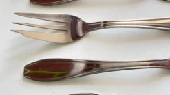 12 Fourchettes à DESSERT Inox Vintage