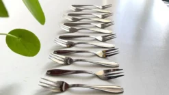 12 Fourchettes à DESSERT Inox Vintage