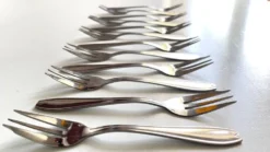 12 Fourchettes à DESSERT Inox Vintage