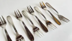 12 Fourchettes à DESSERT Inox Vintage