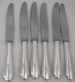 8 fourchettes et 6 couteaux de table Christofle Hotel