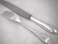 8 fourchettes et 6 couteaux de table Christofle Hotel