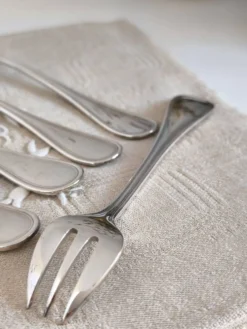 6 fourchettes à gâteau Christofle modèle Albi