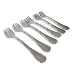 6 fourchettes à gâteau Christofle modèle Albi