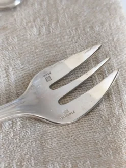 6 fourchettes à gâteau Christofle modèle Albi