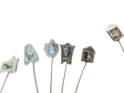 Fourchettes à hareng en argent Art Déco, Grèce, années 1960, ensemble de 12