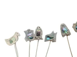 Fourchettes à hareng en argent Art Déco, Grèce, années 1960, ensemble de 12