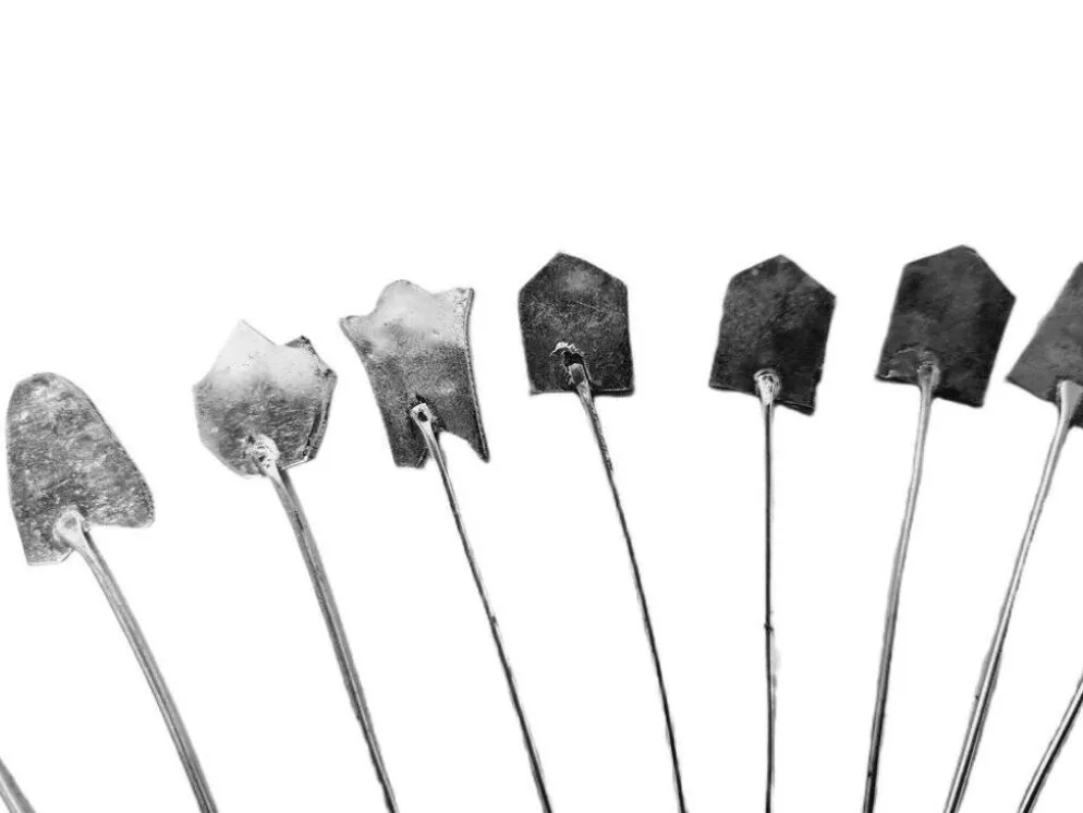Fourchettes à hareng en argent Art Déco, Grèce, années 1960, ensemble de 12