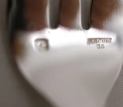 12 fourchettes à huitres Art Déco Ercuis en métal argenté