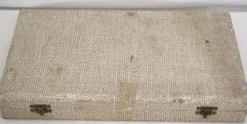 François Frionnet, 12 couteaux de table en métal argenté, filet simple, Albi.