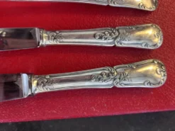 François Frionnet - Ménagère - métal argenté -style Louis XV -modèle rocail