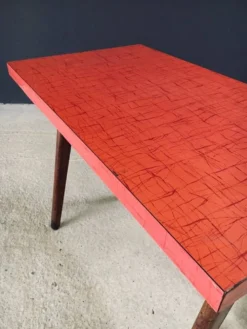 French Reconstruction Bistro Table, 1950s