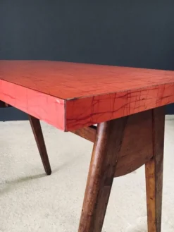 French Reconstruction Bistro Table, 1950s