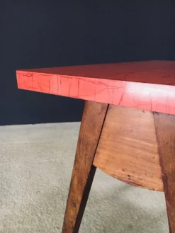 French Reconstruction Bistro Table, 1950s