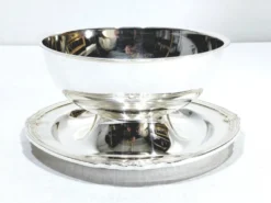 Gallia - saucière en métal argenté modèle vendôme