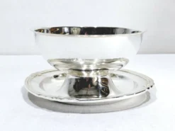 Gallia - saucière en métal argenté modèle vendôme