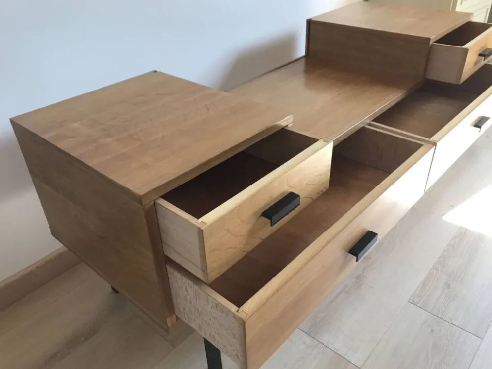 Gande enfilade coiffeuse vintage annees 60