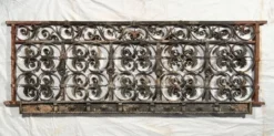 Garde corps XVIIem en fer forgé, rambarde barrière de balcon