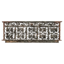 Garde corps XVIIem en fer forgé, rambarde barrière de balcon