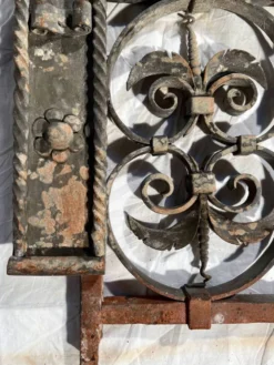 Garde corps XVIIem en fer forgé, rambarde barrière de balcon