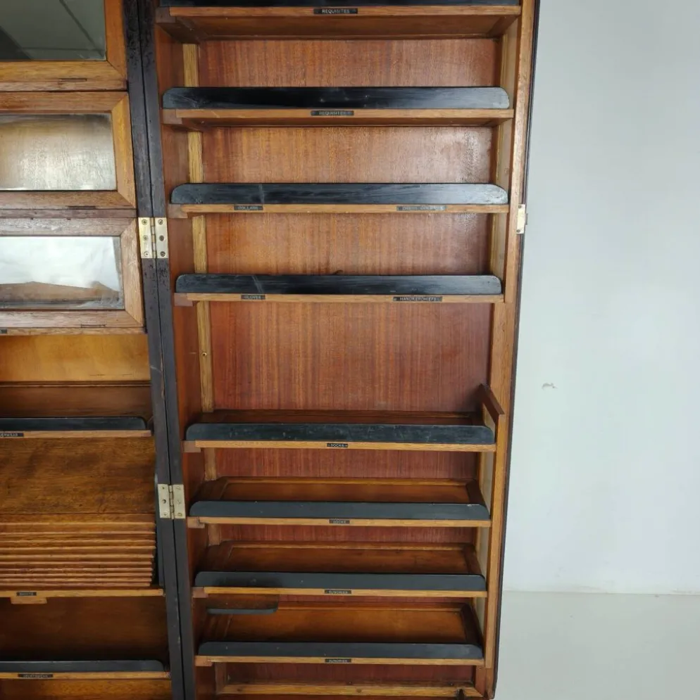 Garde-robe d'homme Compactom Ltd des années 1920 – Intérieur entièrement équipé