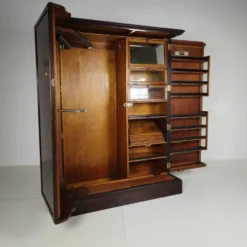 Garde-robe d'homme Compactom Ltd des années 1920 – Intérieur entièrement équipé