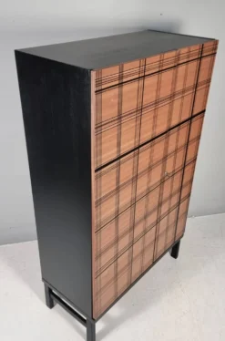 Garde-robe vintage en hêtre, années 1970