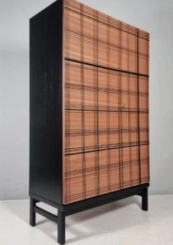 Garde-robe vintage en hêtre, années 1970