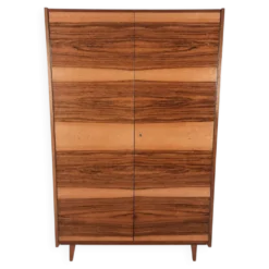 Garde-robe vintage en noyer, années 1970