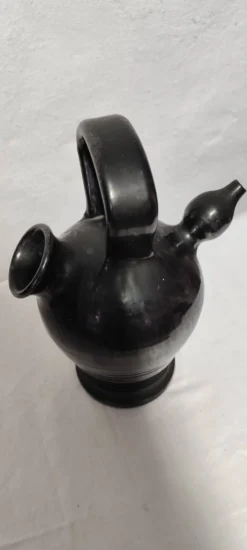 Gargoulette en céramique noire – Attribuée à Robert Picault (Valallauris),