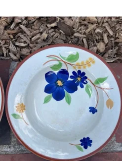 Gien - 6 assiettes creuses Tournefeuille