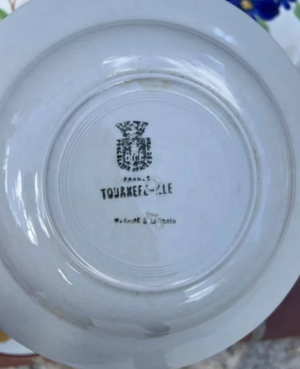 Gien - 6 assiettes creuses Tournefeuille