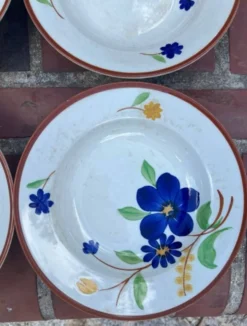 Gien - 6 assiettes creuses Tournefeuille
