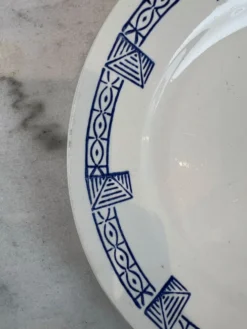 Gien collection Lorris - lot de 6 assiettes plates