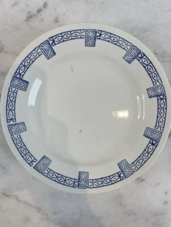 Gien collection Lorris - lot de 8 assiettes plates