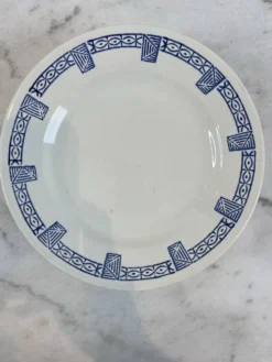 Gien collection Lorris - lot de 8 assiettes plates