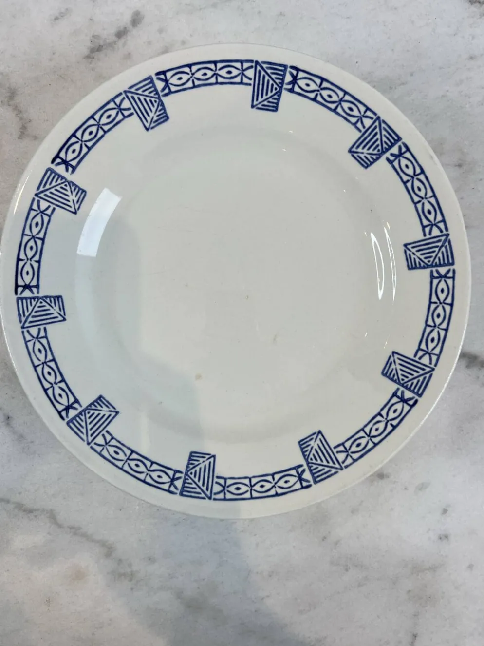 Gien collection Lorris - lot de 8 assiettes plates