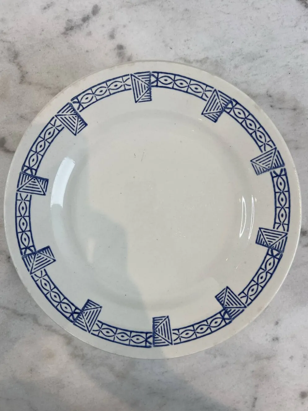 Gien collection Lorris - lot de 8 assiettes plates