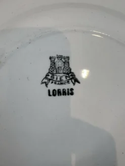 Gien collection Lorris - lot de 8 assiettes plates
