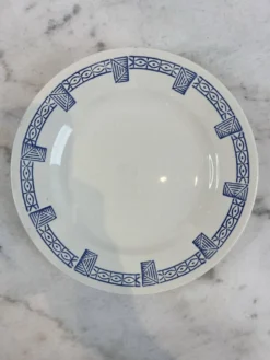 Gien collection Lorris - lot de 8 assiettes plates