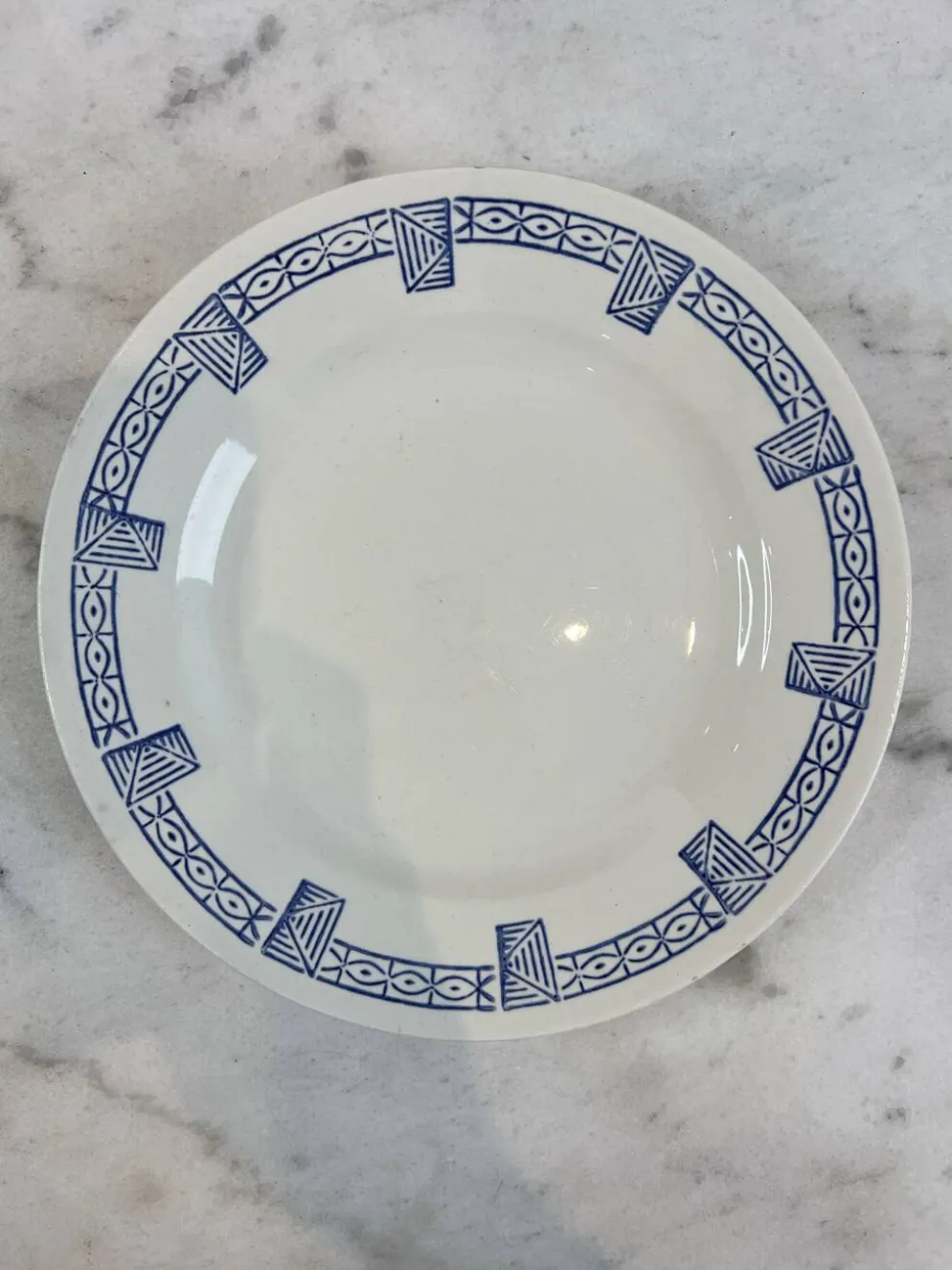 Gien collection Lorris - lot de 8 assiettes plates