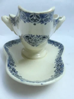 Gien grande saucière en porcelaine opaque