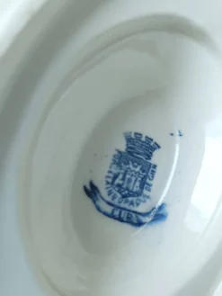 Gien grande saucière en porcelaine opaque