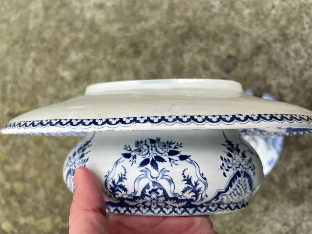 Gien - saucière couverte