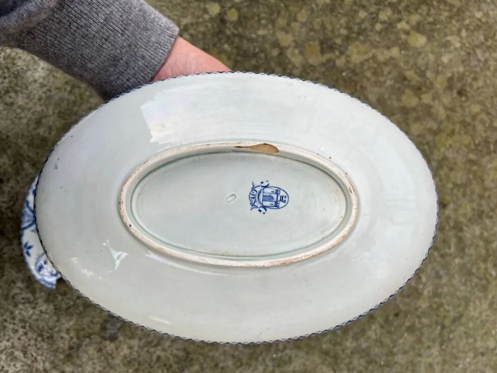 Gien - saucière couverte