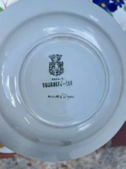 Gien - serie de 6 assiettes creuses - modèle Tournefeuille