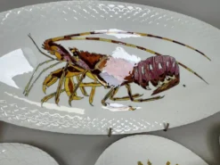 Gien Service de table modèle "Grands Crustacés"