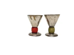 Gobelets en œuf Art Déco, Allemagne, années 1950, ensemble de 2