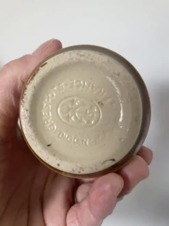 3 gobelets mugs en grès Digoin